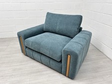 Ex-Display Sofology Soho Teal Loveseat Sofa Chair RRP £899 Delivery Available