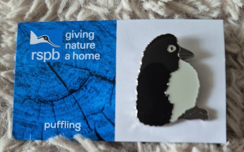 Rspb bird pin - rspb, puffling