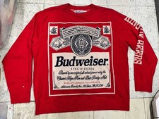 Budweiser Sweater Mens XL Red