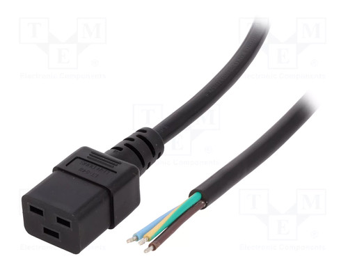 Pvc cable 16a black - cable,