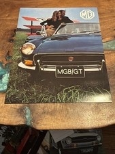 Vintage MG MGB/GT Automotive Promo Specifications Advertisement Brochure