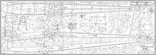 BLANIK I-13 GLIDER PLANS 1/5TH SCALE