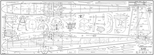 Blanik glider plans 1 5th - i-13,