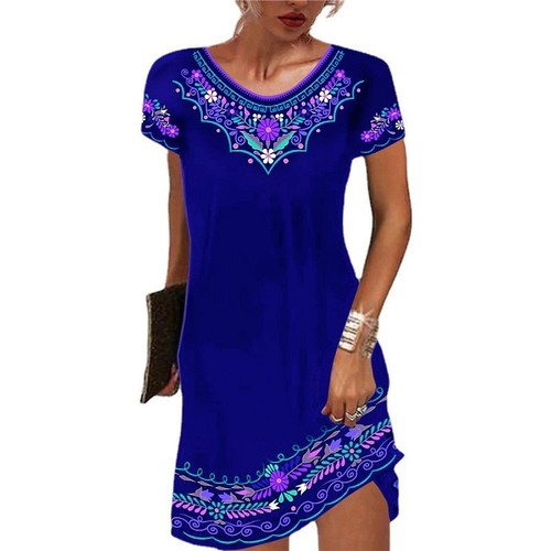 Boho womens dress - womens, casual