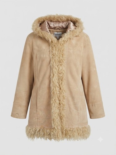 Vintage new look real suede - look,