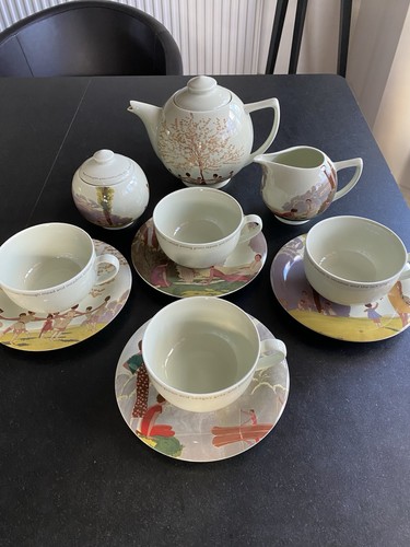 Art deco style tea set - style,