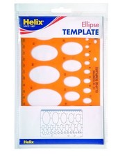 Helix Ellipse Stencil Template