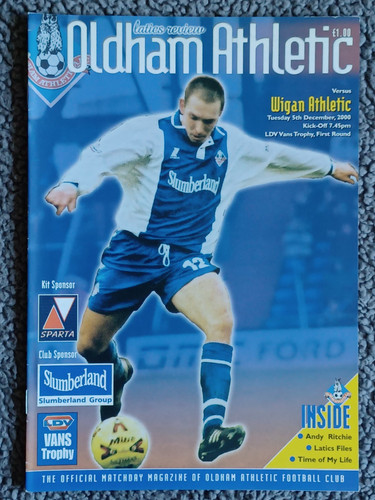 Oldham athletic wigan - v,