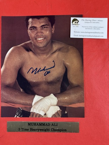 Original muhammad ali - ali, signed