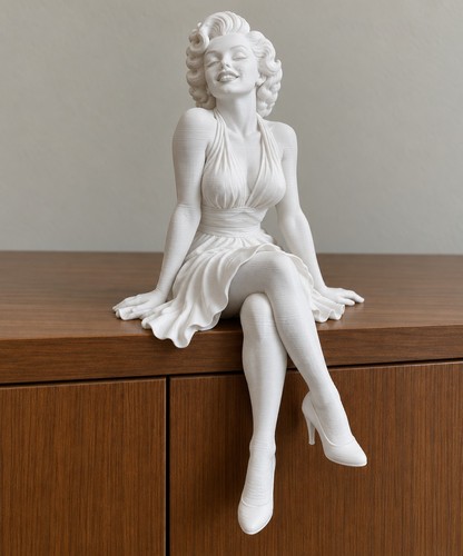 Marilyn monroe shelf sitter - shelf,