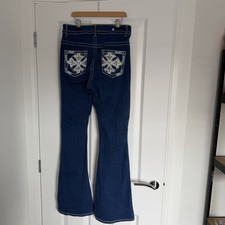 Y2K VIP Navy Embellished