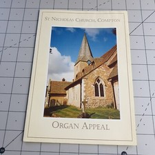 2x St Nicholas Church Compton Organ Appeal / Kneelers Leaflet Pamphlet