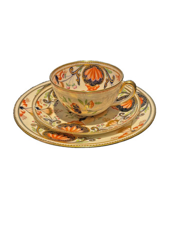 Crown derby tea - crown,
