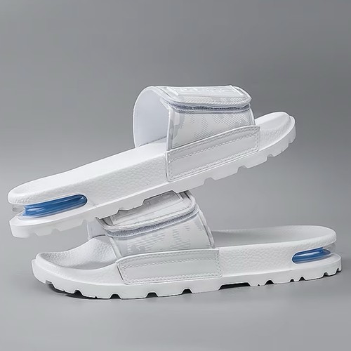 Mens white air cushion slide - cushion,