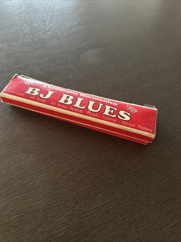 Blues chromatic harmonica - bj,