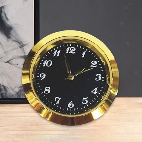 Round quartz clock - clock, movement