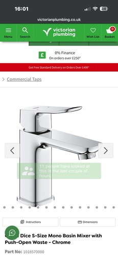 Grohe dice size mono basin - grohe,