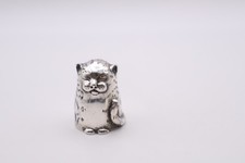 Vintage Sterling Silver Novelty Cat Thimble Hallmarked Sheffield 1998