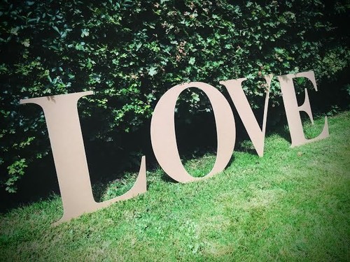 Love mdf wooden - love,