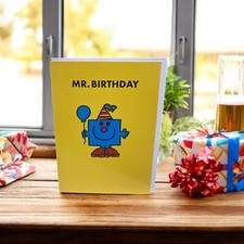 Mr Men - Mr Birthday card - Grandad - Dad - Brother - Uncle - Son Birthday card