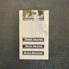 Vintage MARSHALL JCM900  Pedals Handbook  - Shredmaster Drivemaster Bluesbreaker