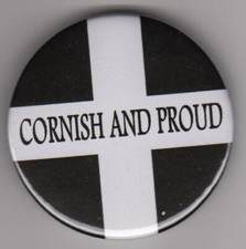 Cornish and Proud slogan badge