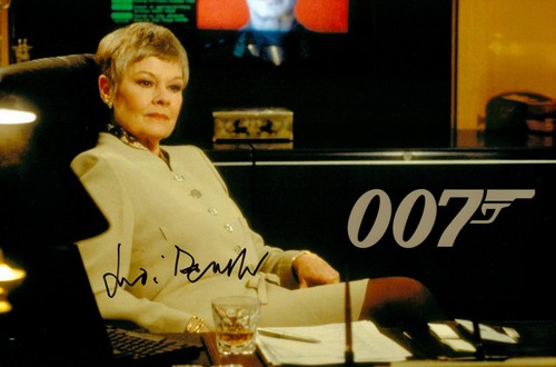 Dame judi dench - hand, signed