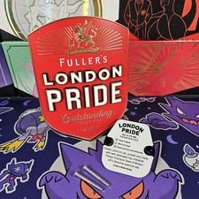 Fuller's 'London Pride' Ale Beer Metal Pump Clip Badge With Fixing Kit