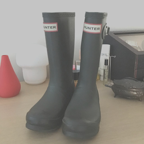 Hunter green wellies junior - wellies,