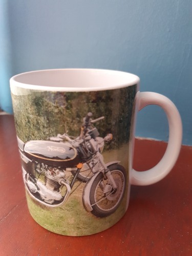 Norton motorbike mug - mug, vintage