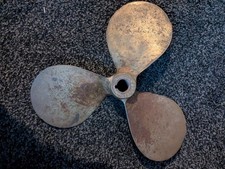 Boat propeller brass - propeller, brass/bronze