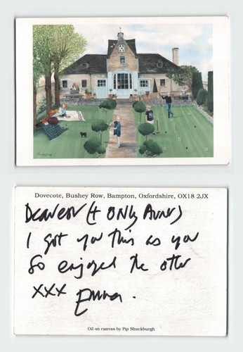 Vintage postcard bampton - vintage,