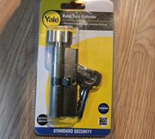 Silver Yale Door Lock Cylinder