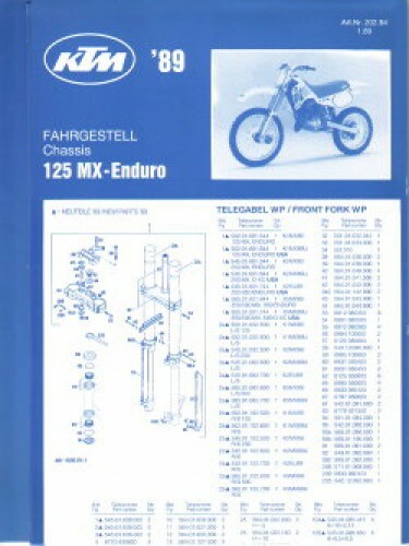 1989 ktm 125 enduro - 1989,