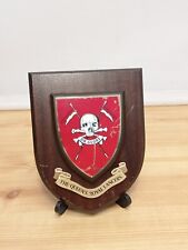 Vintage The Queens Royal Lancers Wall Plaque Shield - Military - Army 