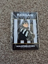 NEWCASTLE UNITED MAGPIN BADGES KEVIN KEEGAN SPECIAL EDITION ENAMEL PIN BADGE