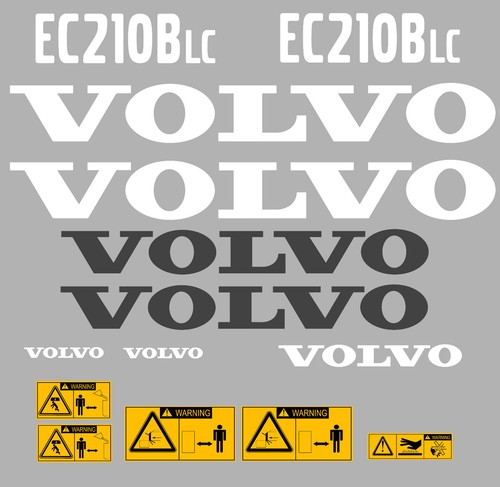 Volvo ec210blc digger decal - volvo,