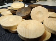 Set of 30 Wooden BACKGAMMON