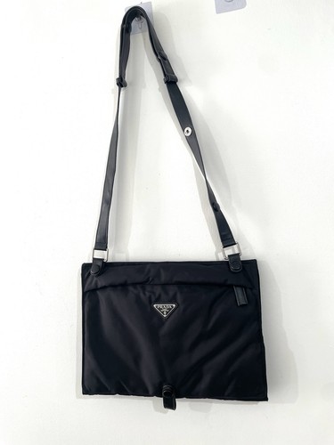 Prada nylon messenger - prada, shoulder