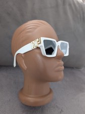 LOUIS VUITTON Monogram 1.1 Millionaires Sunglasses White Gold Mens Unisex Z1166W