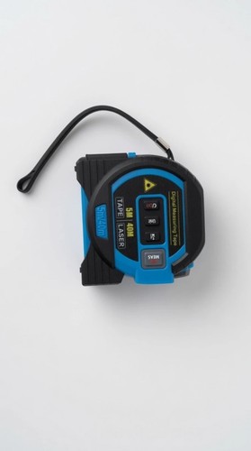 Laser tape measure 5m - 3-in-1,