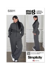 SIMPLICITY 3011 Misses Women Jumpsuits SEWING PATTERN 10-18 &20w-28w FLASH PRICE