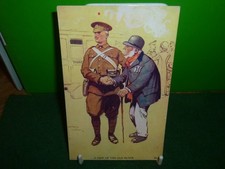 WW 1 POSTCARD A CHIP OF THE