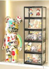 Big Perspex Display Box Clear Acrylic Case Plastic Base Dustproof Figure Gift