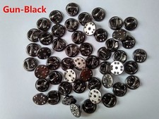wholesale brass lapel badge post tac pin butterfly backs clutch clasp clips hold