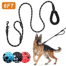 Dog Leash Lead Rope Pet Leads Strong Soft for Medium Large Dogs 6FT Leads