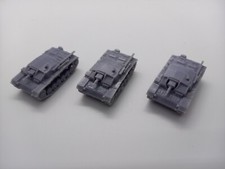 3x Stug 3 Ausf C Sd.Kfz 142 1/100 Scale 3D Printed Resin Model Flames of War WW2
