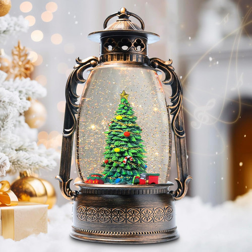Large christmas snow globes - christmas,