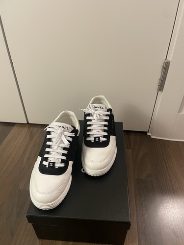 Chanel canvas trainers size - trainers,