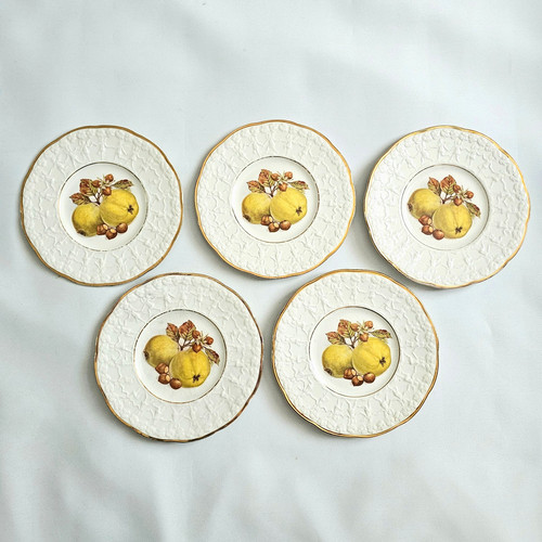 Crown devon fieldings plates - devon,